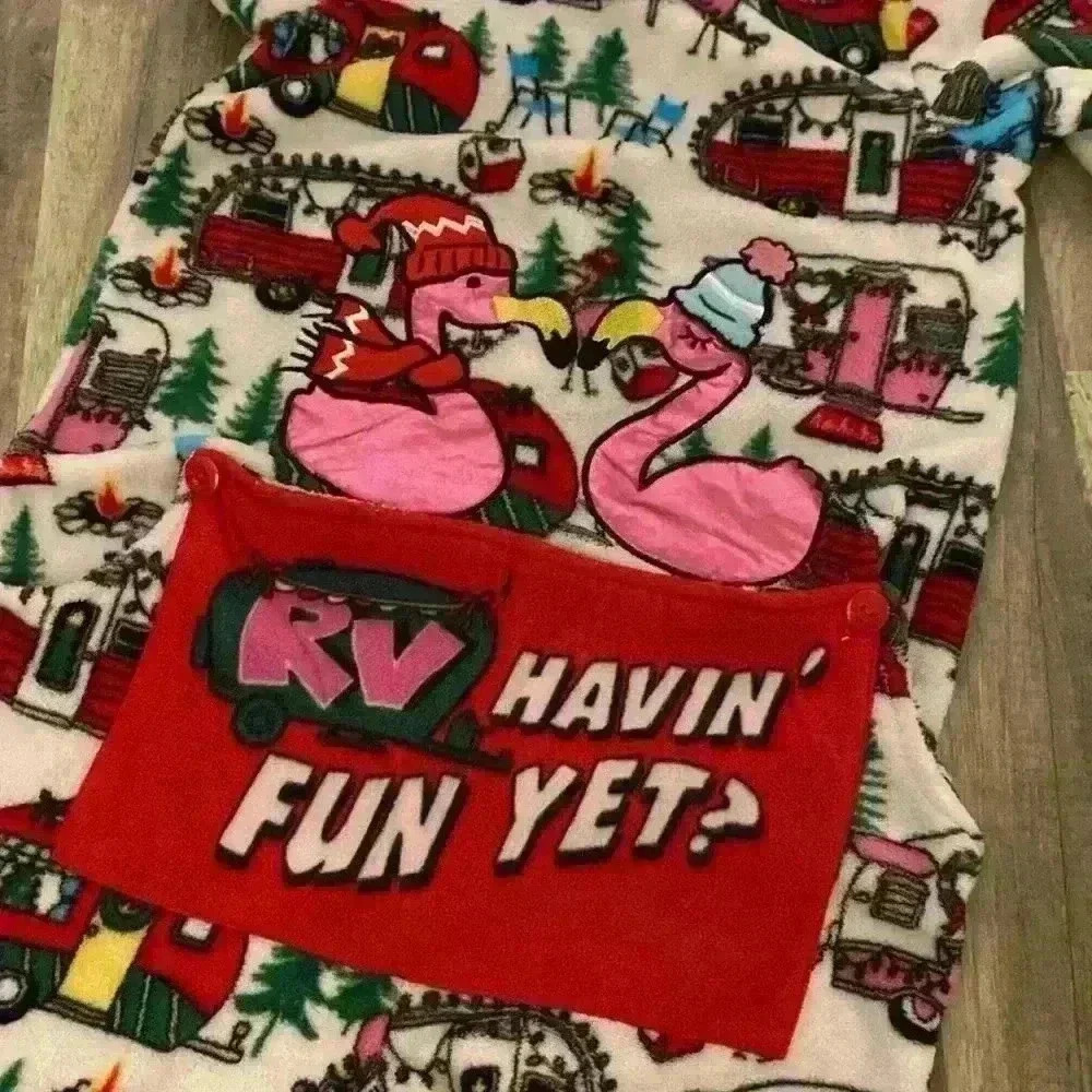 🎄💚 3/$15 XS Christmas/Holiday RV Pajamas A - Picture 2 of 4